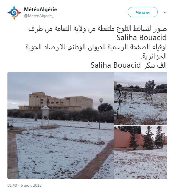 У пустелі Сахара знову снігопад (неймовірні фото)